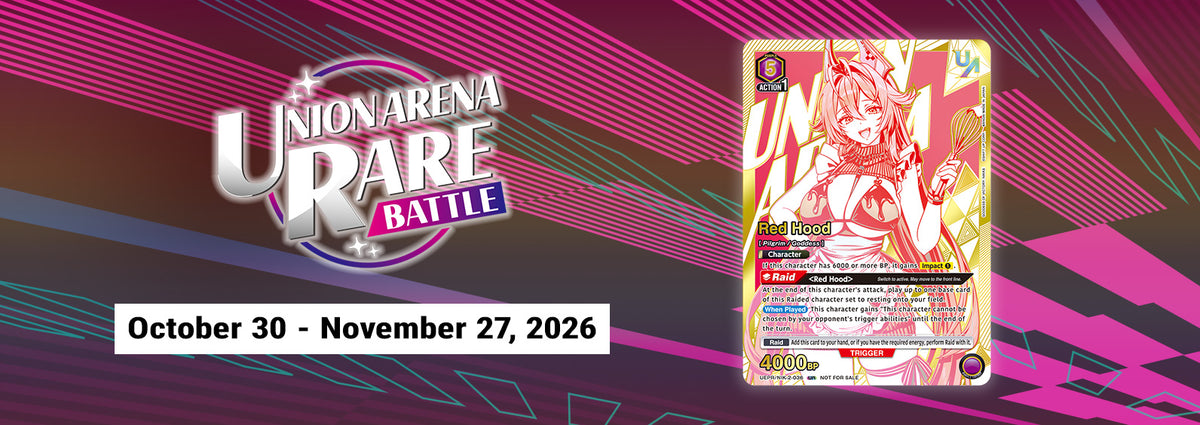 UNION ARENA RARE BATTLE Goddes of Victory NIKKE Precious Booster - Wed. Nov. 4, 2026 05:00 PM (Copy)