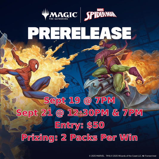 Marvel Spiderman Prerelease Tickets
