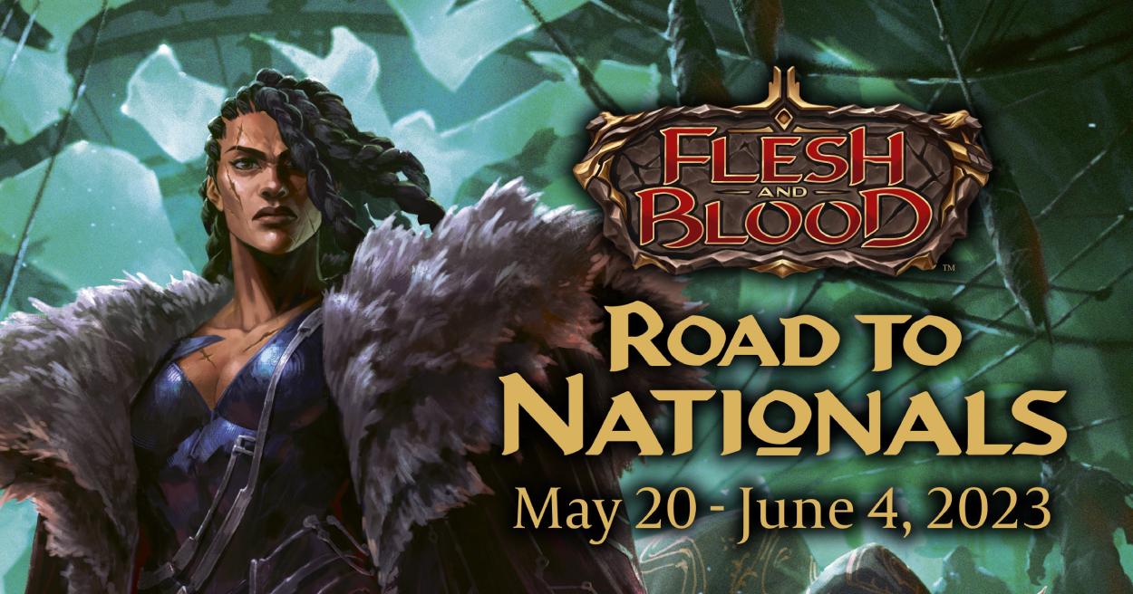 Flesh and Blood Road to Nationals 2023 ticket - Sat, Jun 03 2023 | Red Riot Games CA
