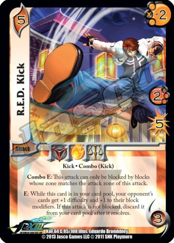 R.E.D. Kick [KOF04] | Red Riot Games CA