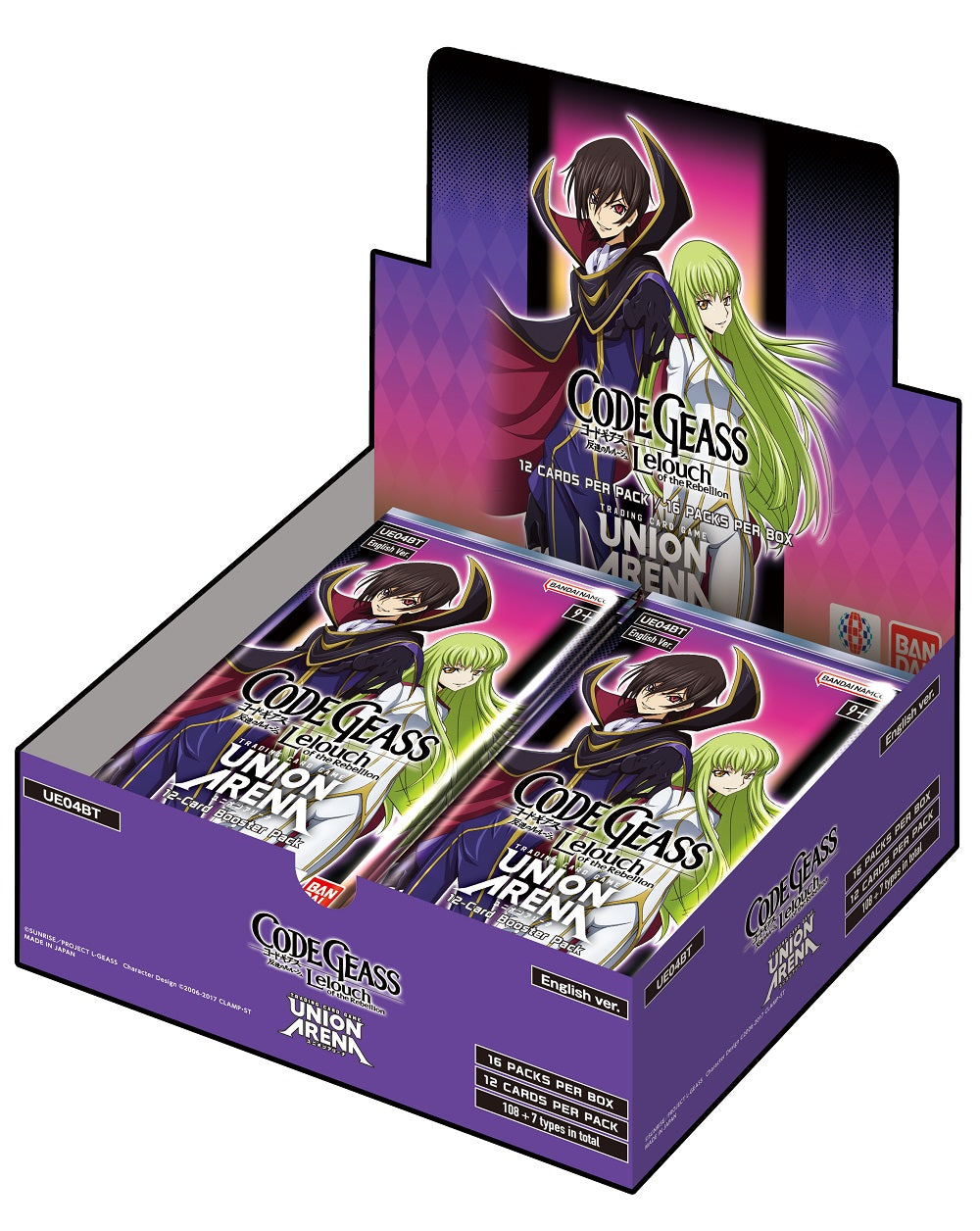 UNION ARENA - CODE GEASS: LELOUCH OF THE REBELLION BOOSTER BOX Bandai