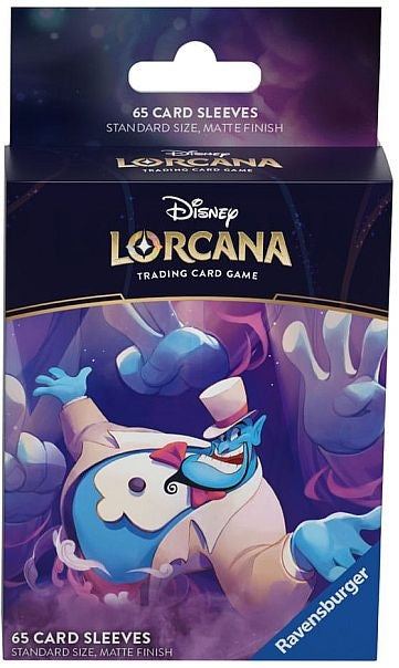 Disney Lorcana Sleeves: - Standard Size - 65ct -GENIE | Red Riot Games CA