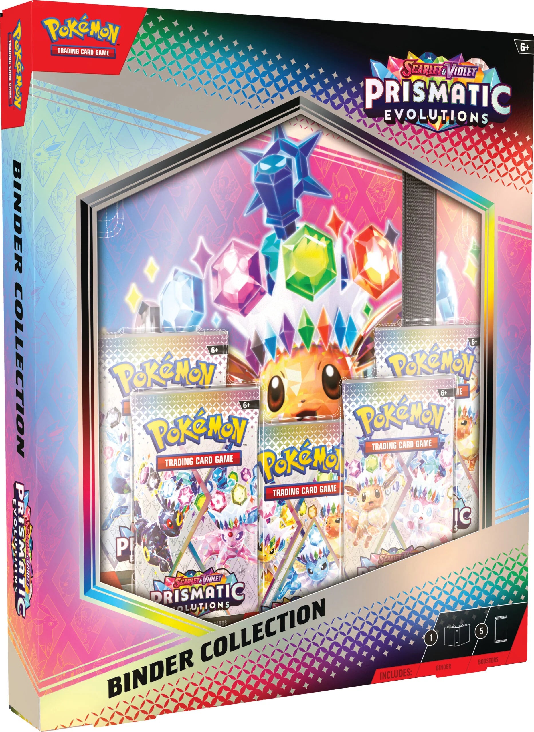 Pokemon - Scarlet & Violet - Prismatic Evolutions - Binder Collection (Pre-Order) | Red Riot Games CA