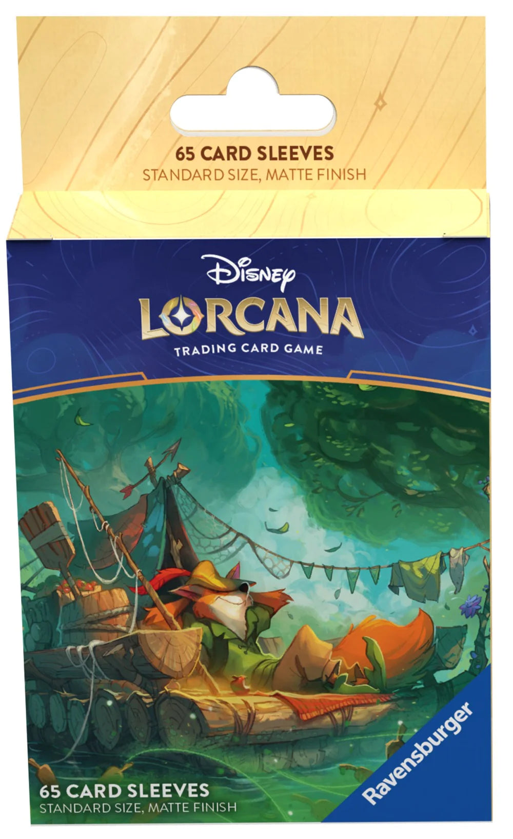 Disney Lorcana Sleeves: Into the Inklands - Standard Size - 65ct - Robin Hood | Red Riot Games CA