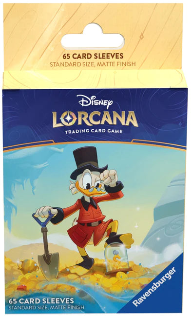 Disney Lorcana Sleeves: Into the Inklands - Standard Size - 65ct - Scrooge McDuck | Red Riot Games CA