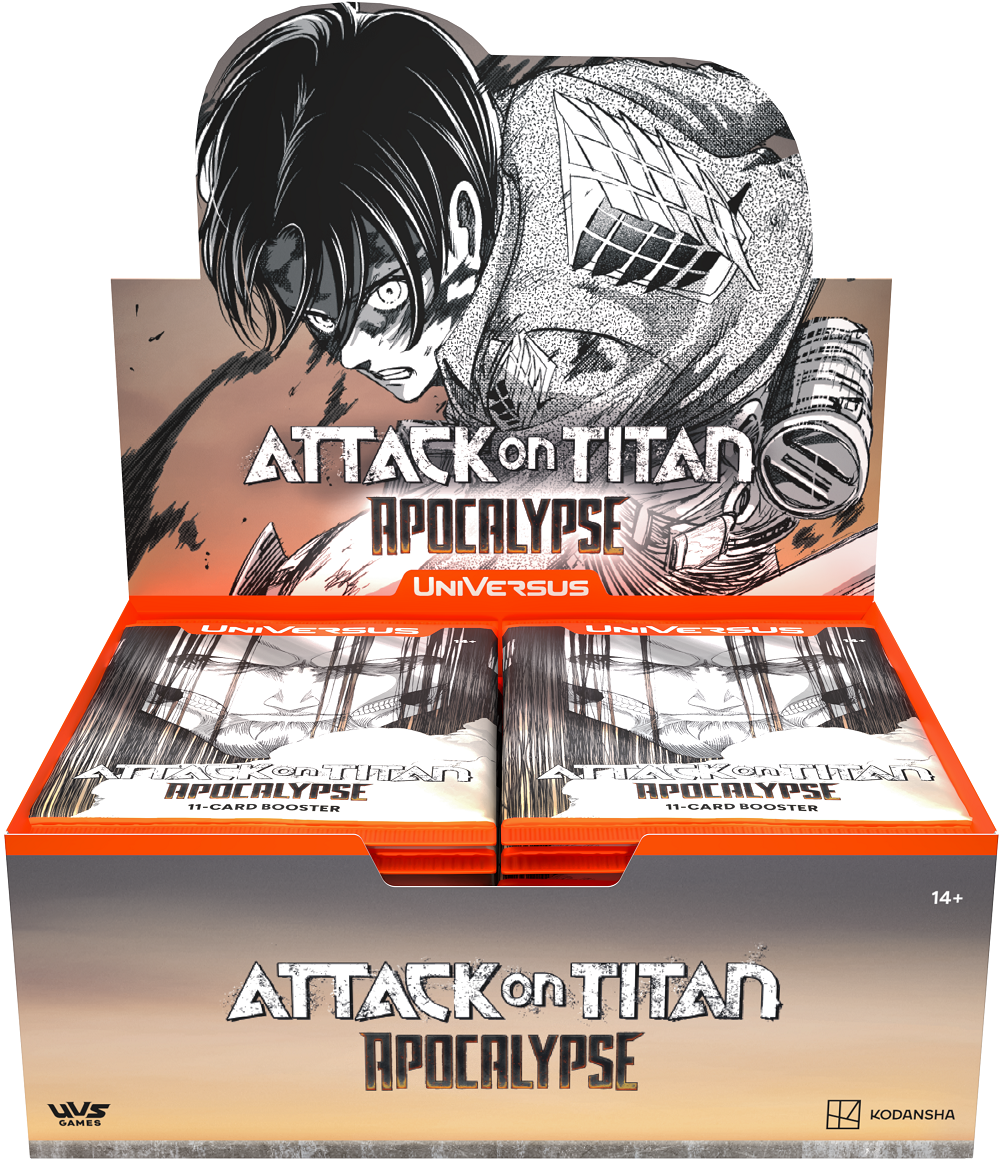 ATTACK ON TITAN APOCALYPSE BOOSTER ( Pre Order) – Red Riot Games CA