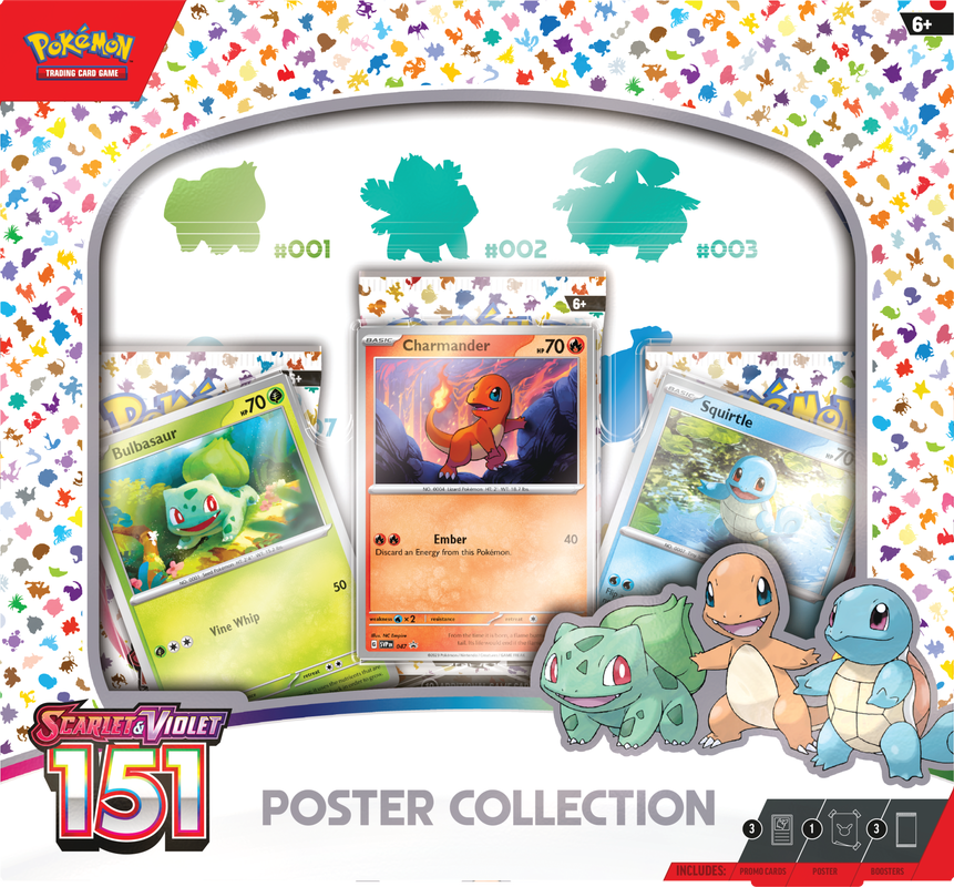 POKEMON SV3.5 151 POSTER COLLECTION (Pre Order) | Red Riot Games CA
