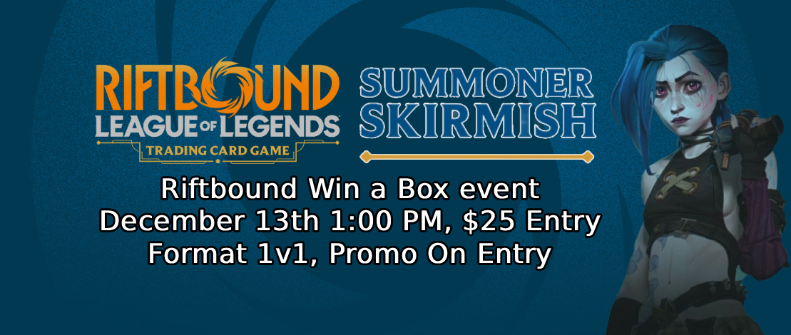 RRG Summoner Skirmish - December Win a Box Tournament