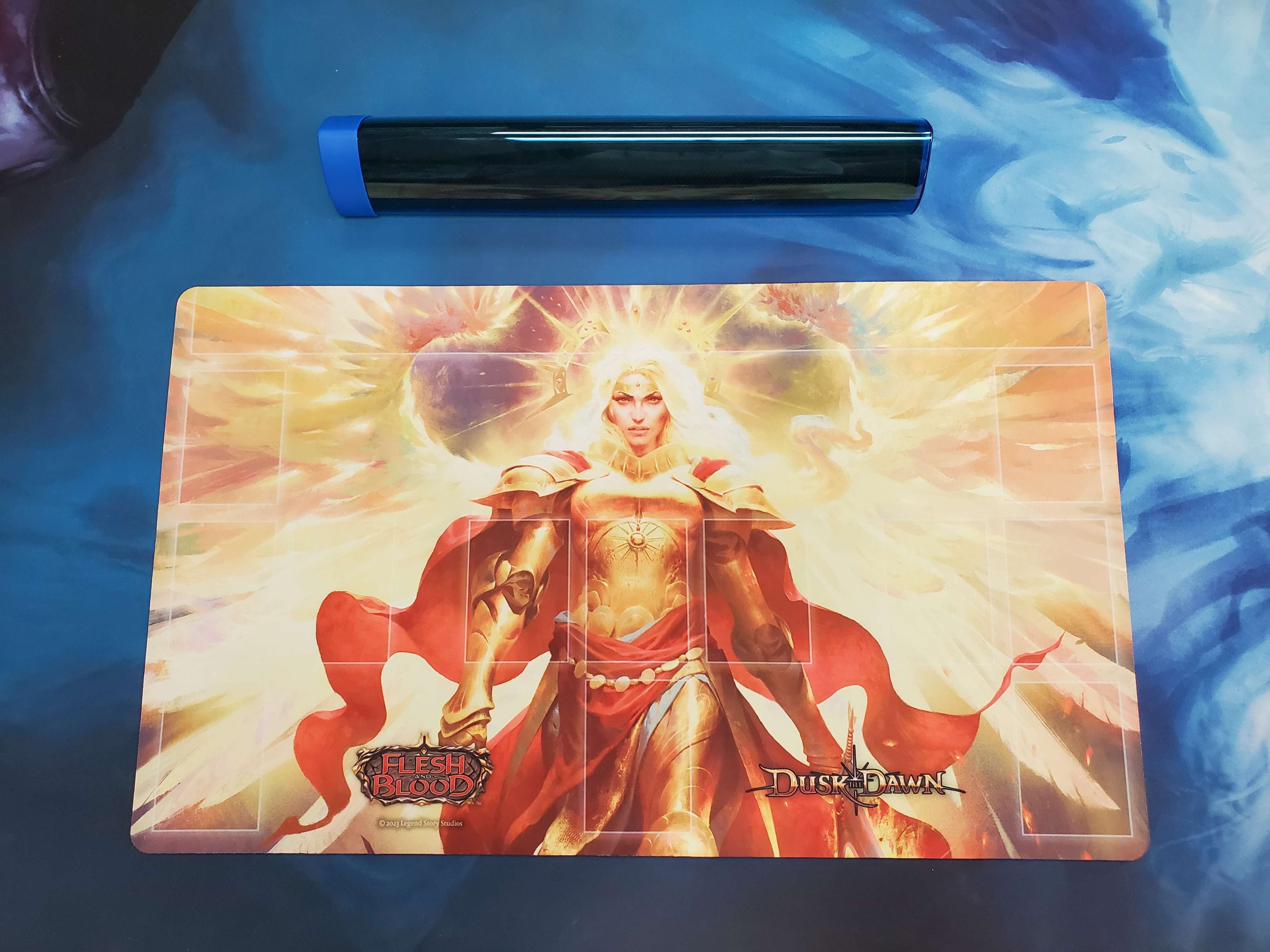 Bellona, Archangel of War Champion Playmat | Red Riot Games CA
