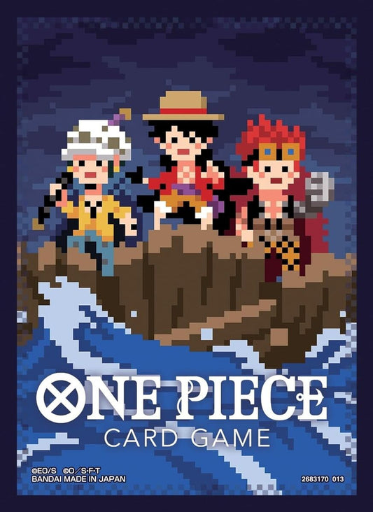 ONE PIECE CARD GAME - SLEEVES SET 6 - Three Captains Pixel Art