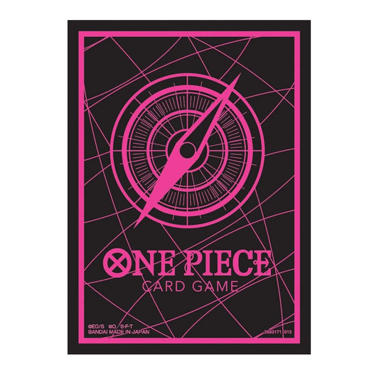 ONE PIECE CARD GAME - SLEEVES SET 6 - Black/Pink