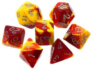 CHESSEX: POLYHEDRAL Gemini™ DICE SETS