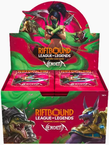 RIFTBOUND LEAGUE OF LEGENDS TCG VENDETTA BOOSTER DISPLAY (Pre Order)