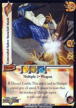 Concealed Sabre SnowfAll Slash [VSNK01]