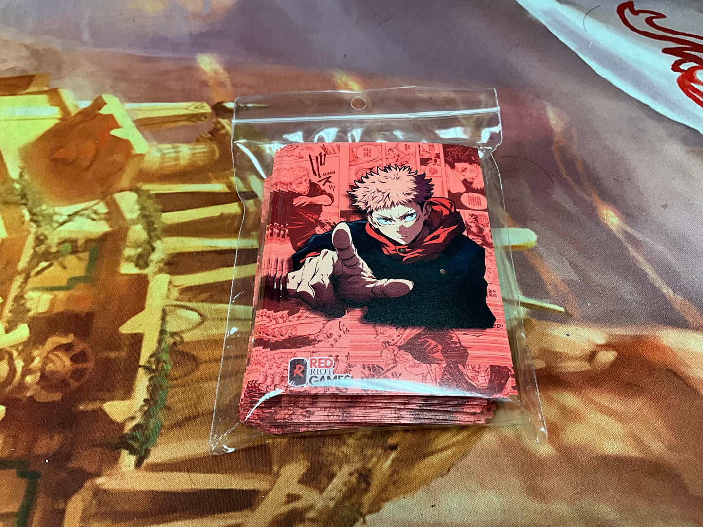 Red Riot Sleeves - Yuji Itadori 60ct