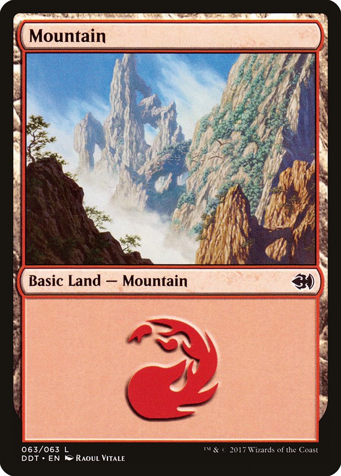 Mountain (63) [Duel Decks: Merfolk vs. Goblins] | Red Riot Games CA