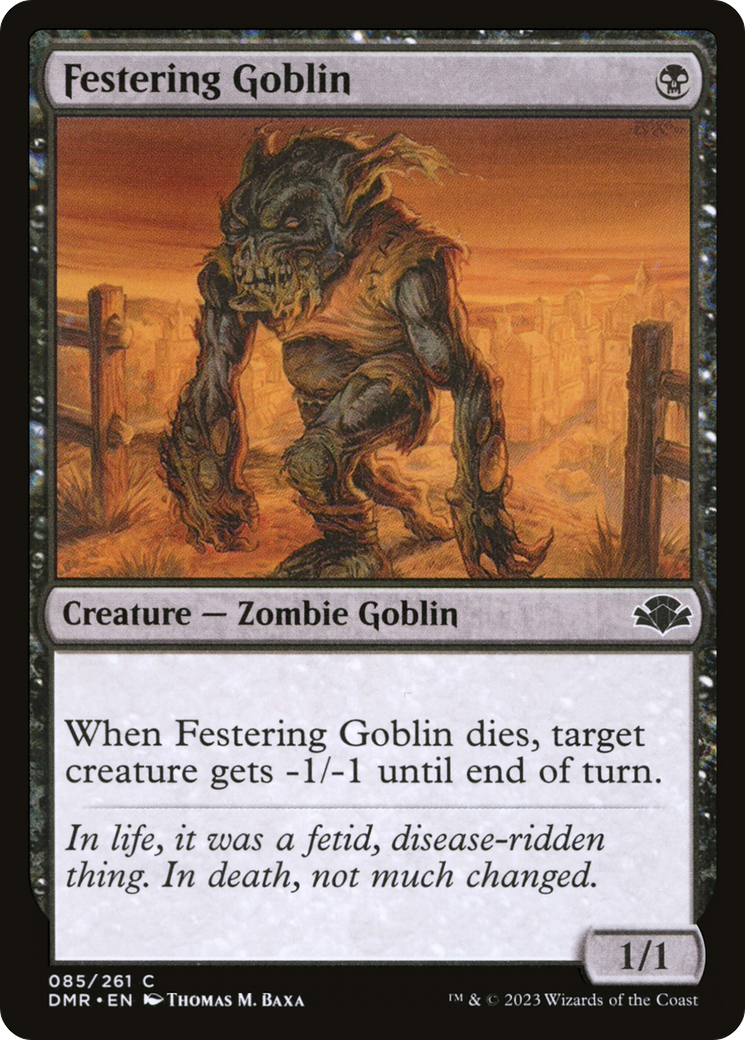 Festering Goblin [Dominaria Remastered] | Red Riot Games CA