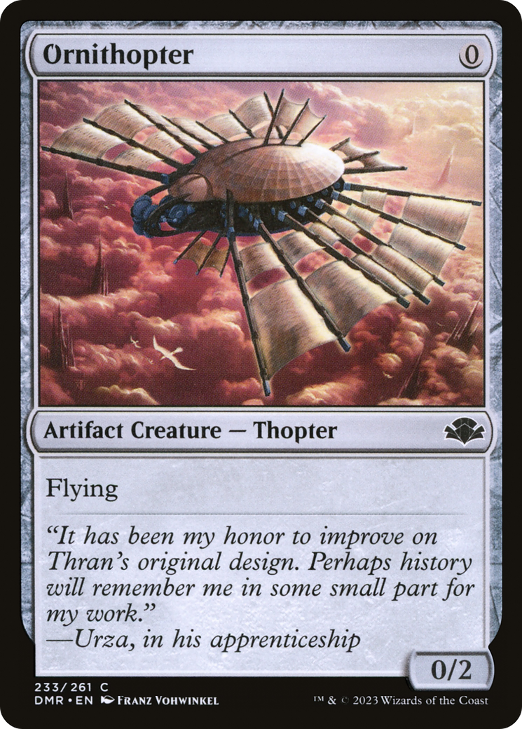 Ornithopter [Dominaria Remastered] | Red Riot Games CA