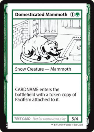 Domesticated Mammoth (2021 Edition) [Mystery Booster Playtest Cards] | Red Riot Games CA