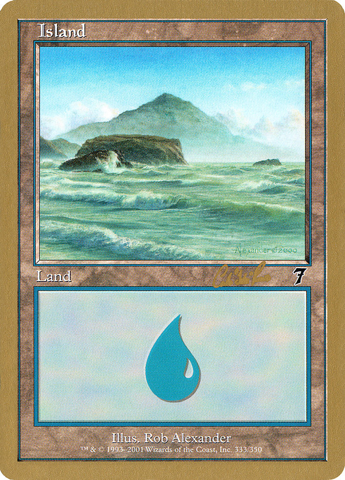 Island (cr333) (Carlos Romao) [World Championship Decks 2002]