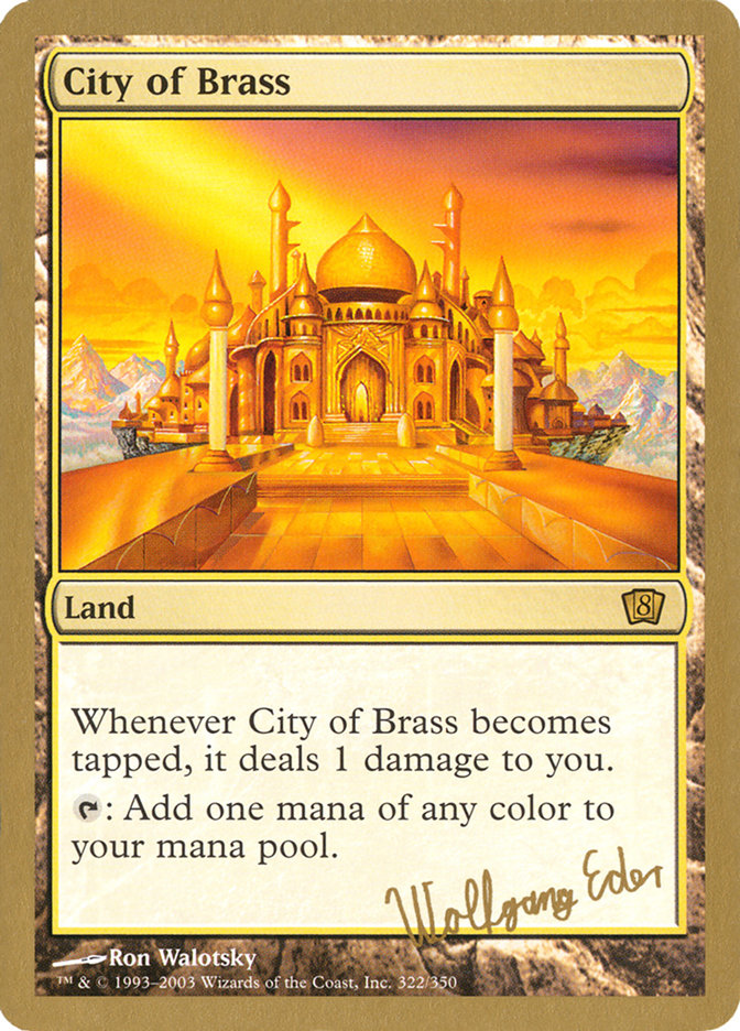 City of Brass (Wolfgang Eder) [World Championship Decks 2003] | Red Riot Games CA