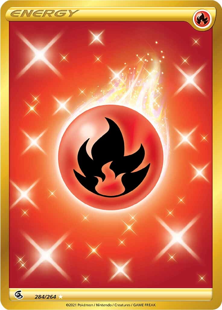 Fire Energy (284/264) [Sword & Shield: Fusion Strike] | Red Riot Games CA