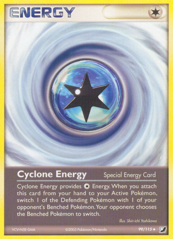 Cyclone Energy (99/115) [EX: Unseen Forces] | Red Riot Games CA