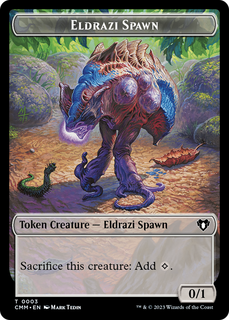 Eldrazi Spawn // Satyr Double-Sided Token [Commander Masters Tokens] | Red Riot Games CA