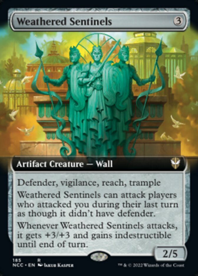 Weathered Sentinels (Extended Art) [Streets of New Capenna Commander] | Red Riot Games CA