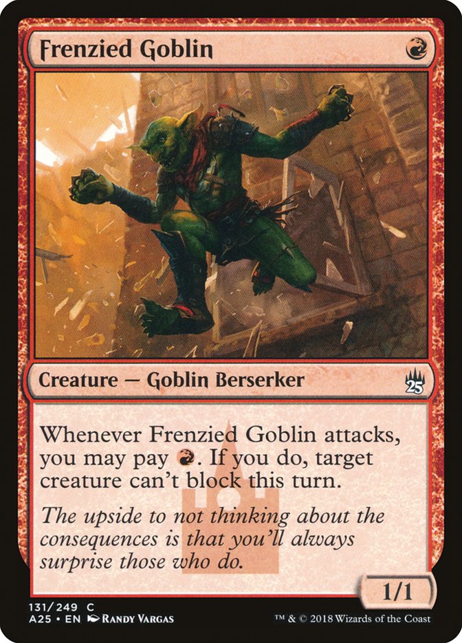 Frenzied Goblin [Masters 25] | Red Riot Games CA