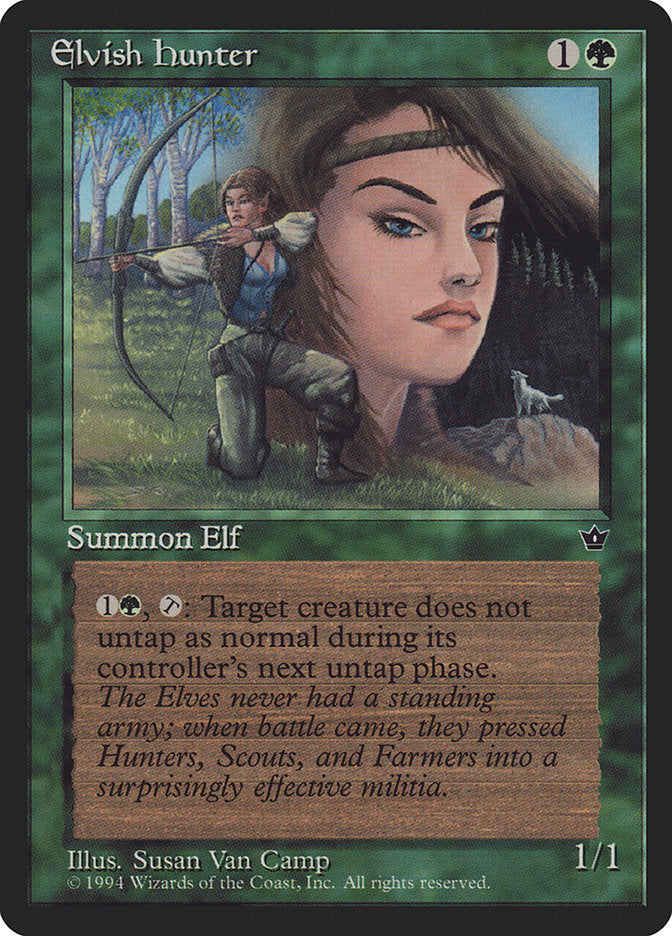 Elvish Hunter (Susan Van Camp) [Fallen Empires] | Red Riot Games CA