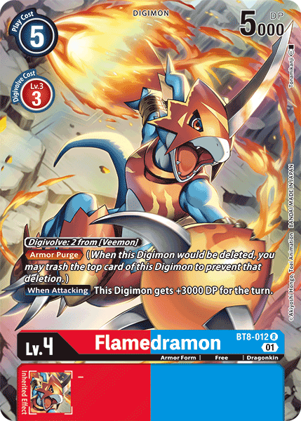 Flamedramon [BT8-012] (Alternate Art) [New Awakening] | Red Riot Games CA