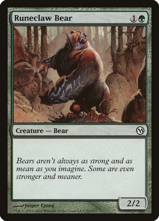 Runeclaw Bear [Duels of the Planeswalkers] | Red Riot Games CA