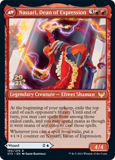 Uvilda, Dean of Perfection // Nassari, Dean of Expression [Strixhaven: School of Mages Prerelease Promos] | Red Riot Games CA