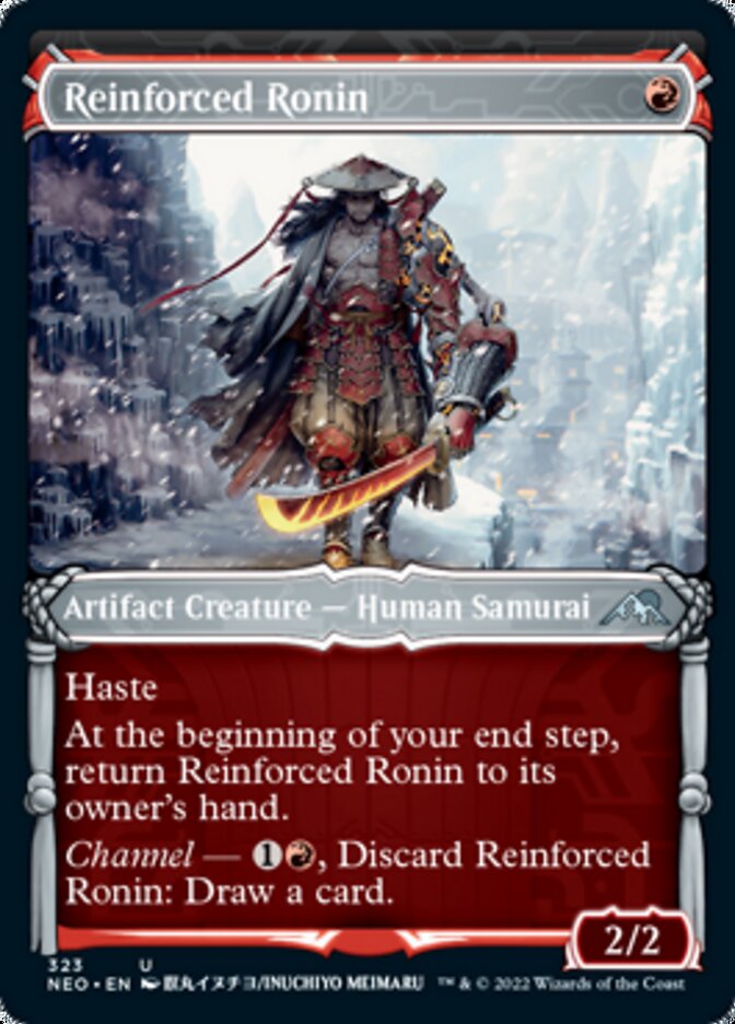 Reinforced Ronin (Showcase Samurai) [Kamigawa: Neon Dynasty] | Red Riot Games CA