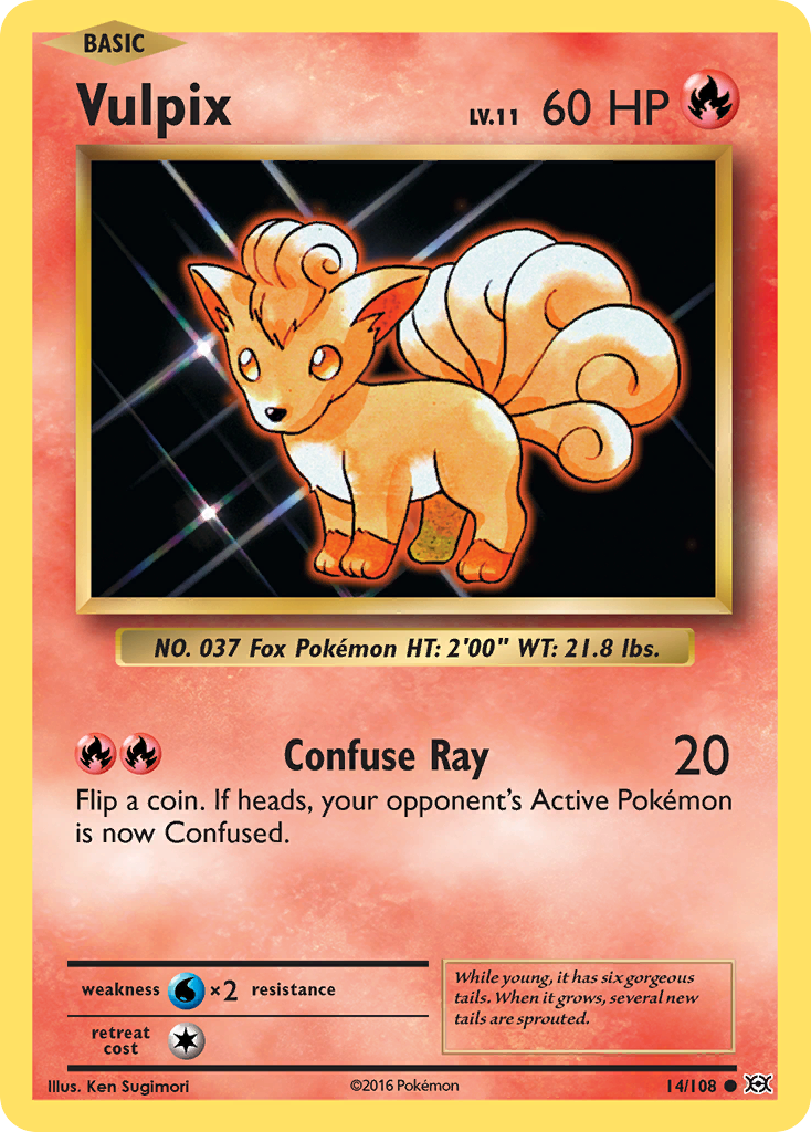 Vulpix (14/108) [XY: Evolutions] | Red Riot Games CA