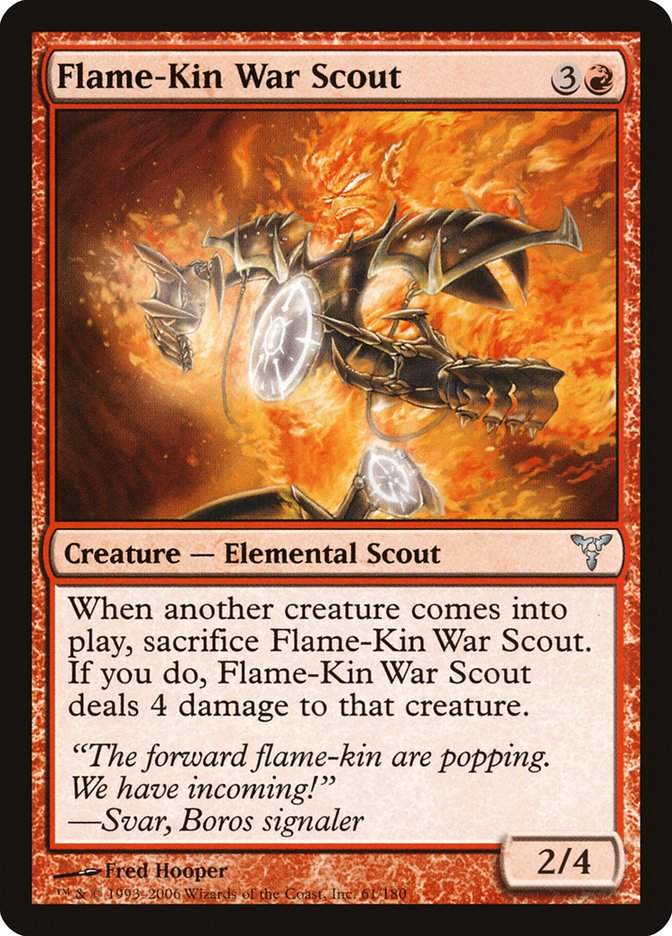 Flame-Kin War Scout [Dissension] | Red Riot Games CA