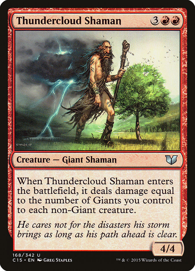 Thundercloud Shaman [Commander 2015] | Red Riot Games CA