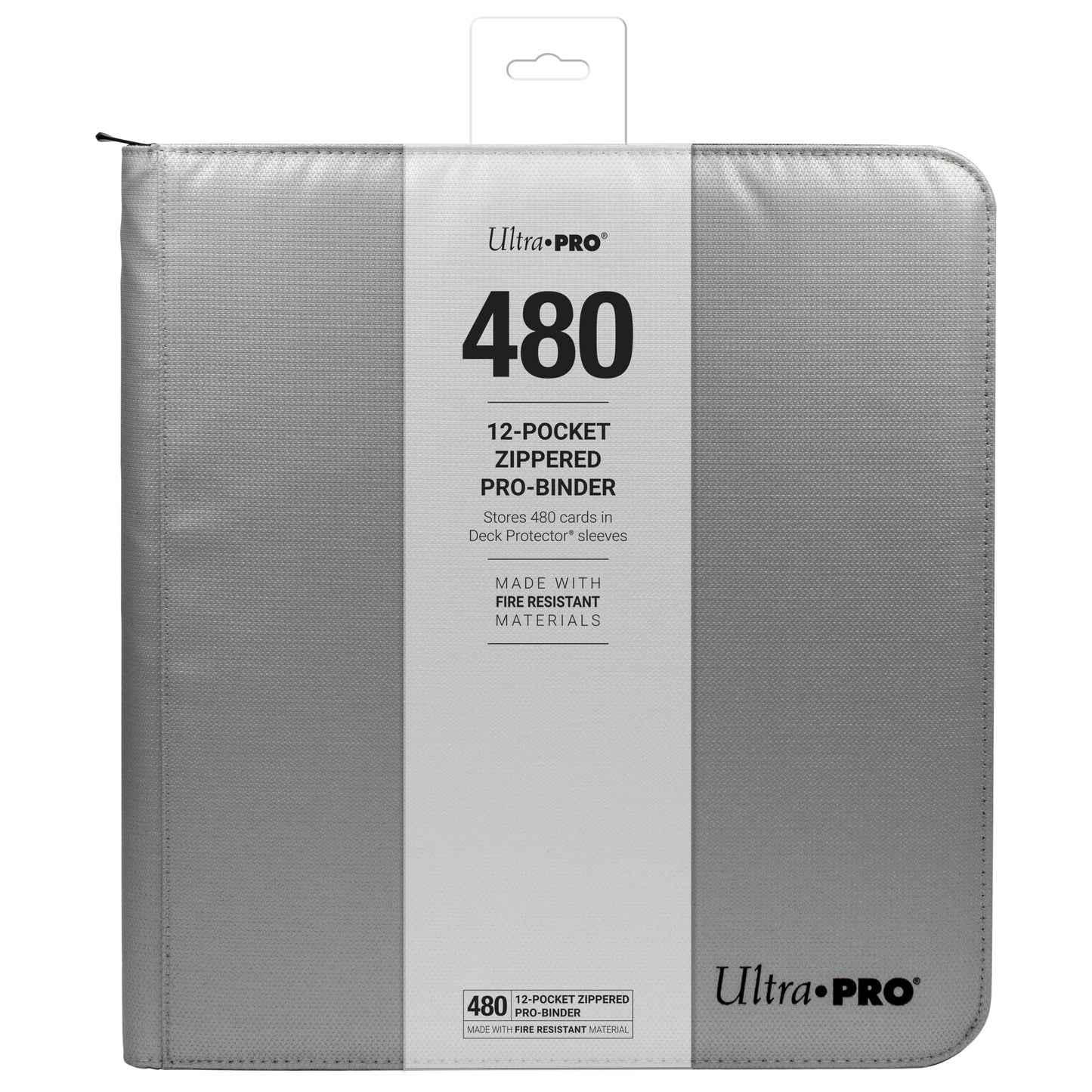 Ultra PRO: 12-Pocket Zippered PRO-Binder (Silver)