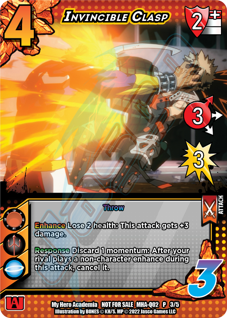 Invincible Clasp [My Hero Academia Promo Cards]