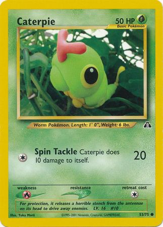 Caterpie (53/75) [Neo Discovery Unlimited] | Red Riot Games CA