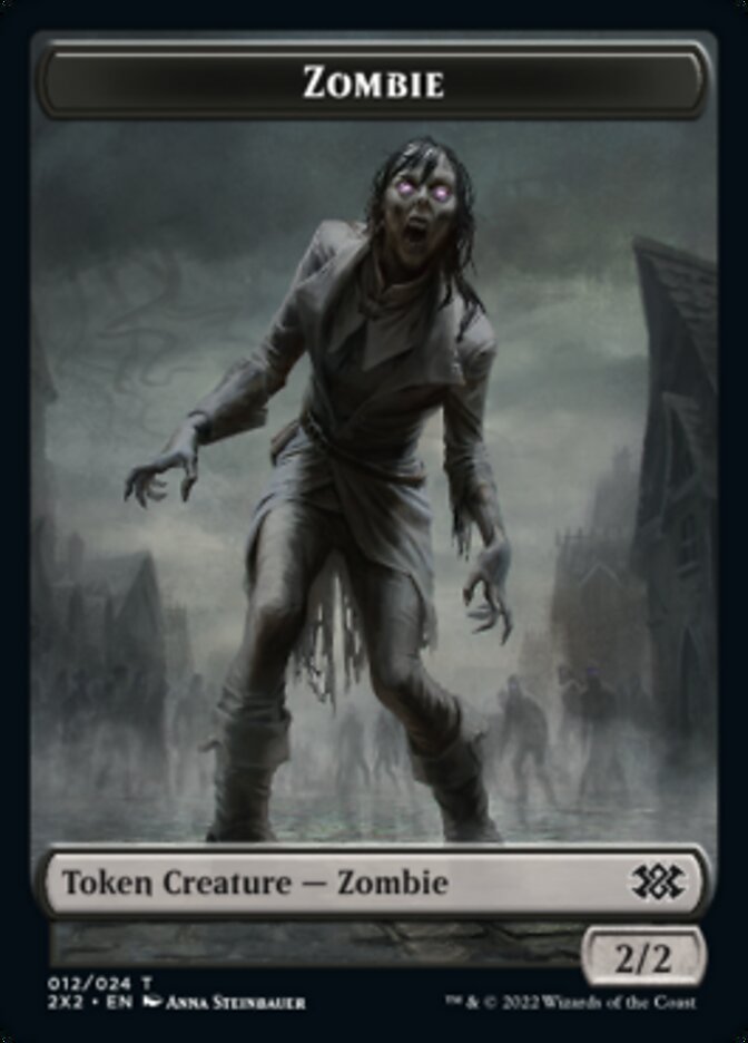 Zombie // Vampire Double-Sided Token [Double Masters 2022 Tokens] | Red Riot Games CA