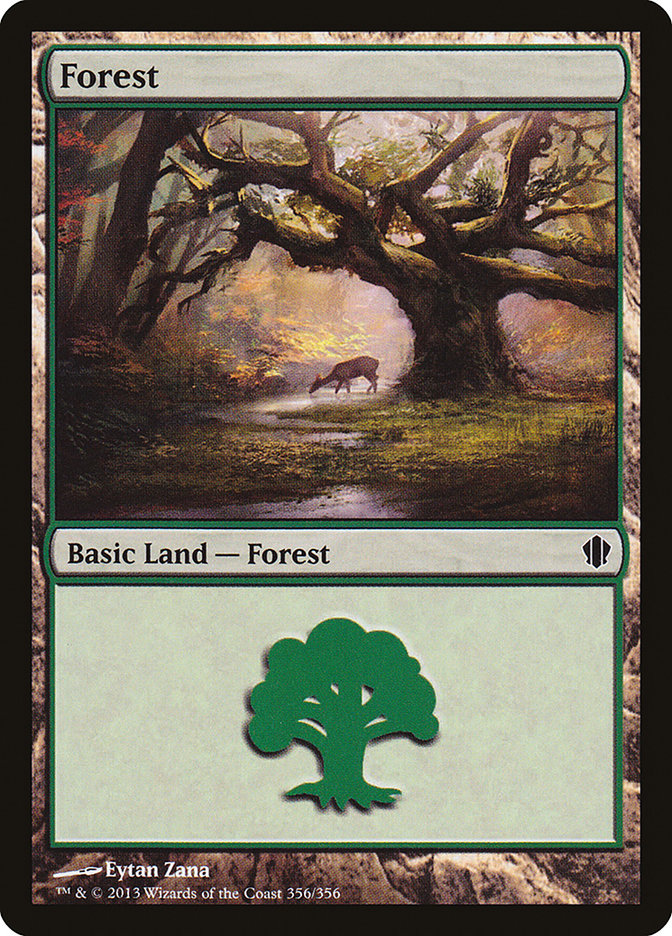 Forest (356) [Commander 2013] | Red Riot Games CA