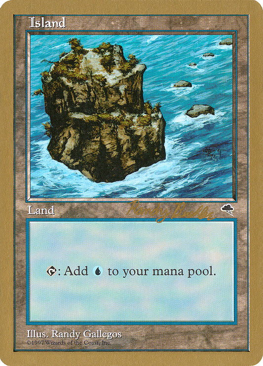 Island (rb335) (Randy Buehler) [World Championship Decks 1998]