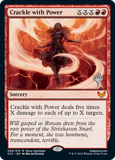 Crackle with Power (Promo Pack) [Strixhaven: School of Mages Promos] | Red Riot Games CA