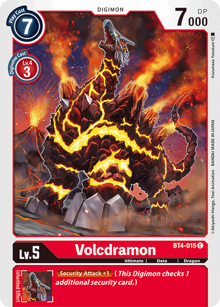 Volcdramon [BT4-015] [Great Legend] | Red Riot Games CA