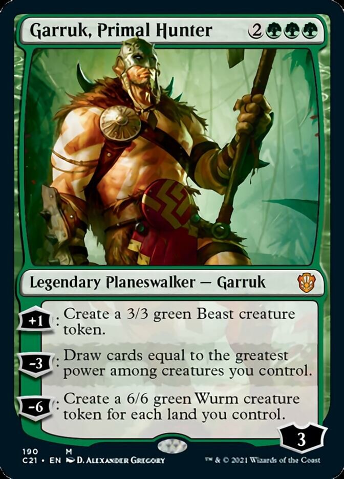 Garruk, Primal Hunter [Commander 2021] | Red Riot Games CA