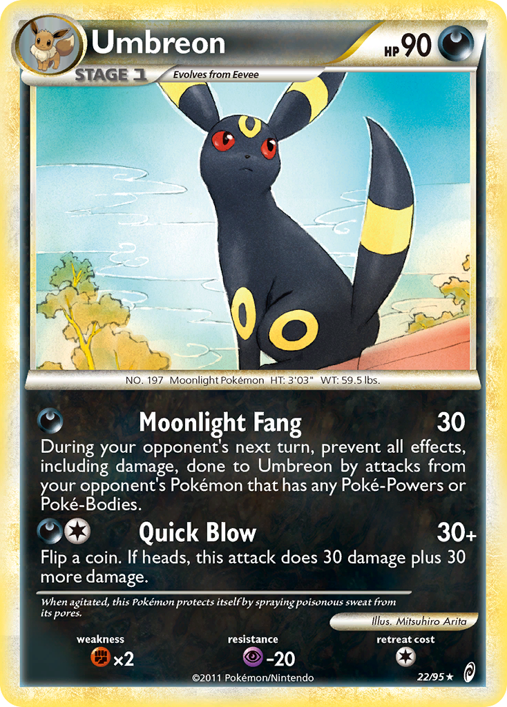 Umbreon (22/95) [HeartGold & SoulSilver: Call of Legends] | Red Riot Games CA