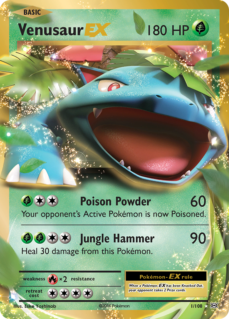 Venusaur EX (1/108) [XY: Evolutions] | Red Riot Games CA