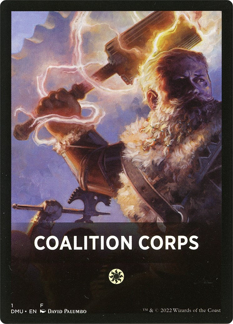 Coalition Corps Theme Card [Dominaria United Tokens] | Red Riot Games CA